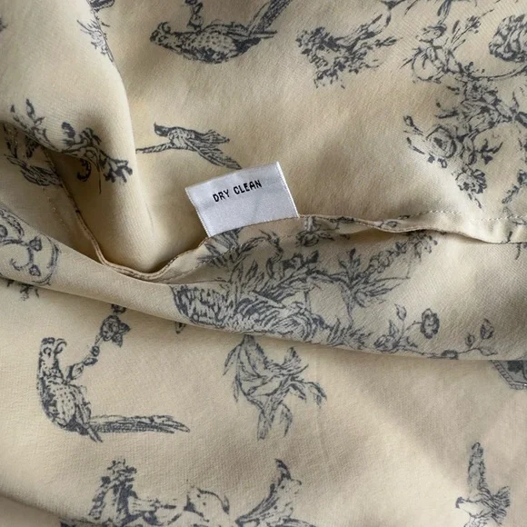 Talbots Cream and Black Patterned Blouse - Picture 14 of 14